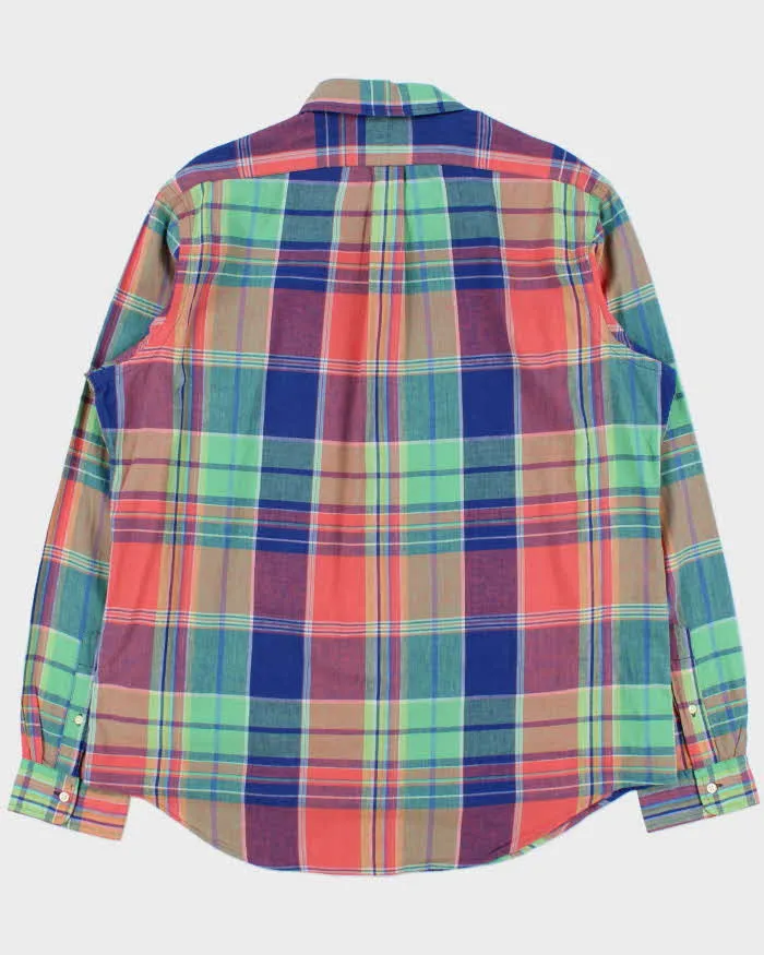 DSWT Ralph Lauren Indian Madras Plaid Classic Fit Long Sleeve Shirt - XL sold by Rokit product image thumbnail 2