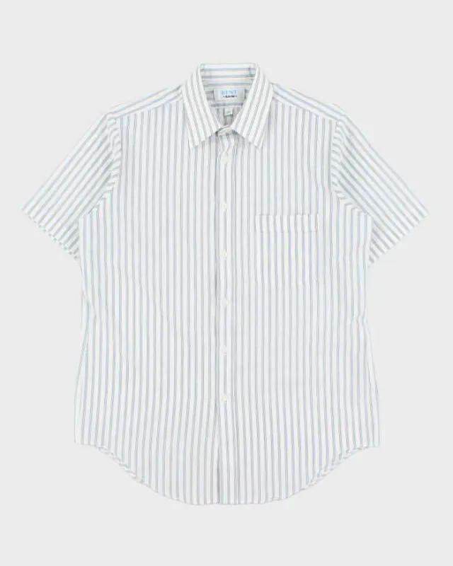 Vintage 1980s Kent Arrow Striped Short Sleeve Pocket Shirt - M made by Arrow