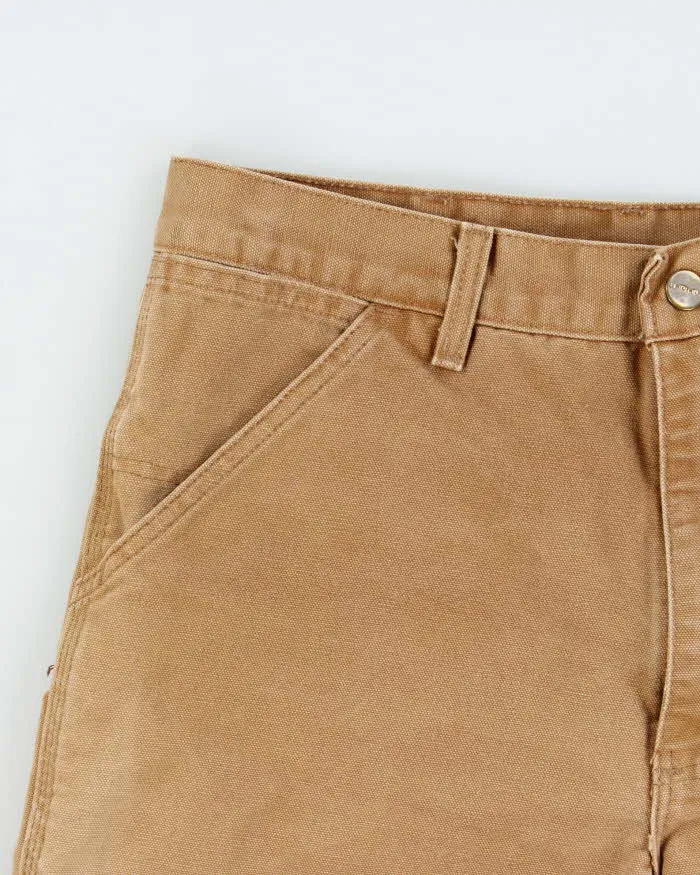 Vintage 1999 Carhartt B25 BRN Union Made In USA Duck Canvas Wide Leg Relaxed Fit Knee Carpenter Shorts - W32 sold by Rokit product image thumbnail 3