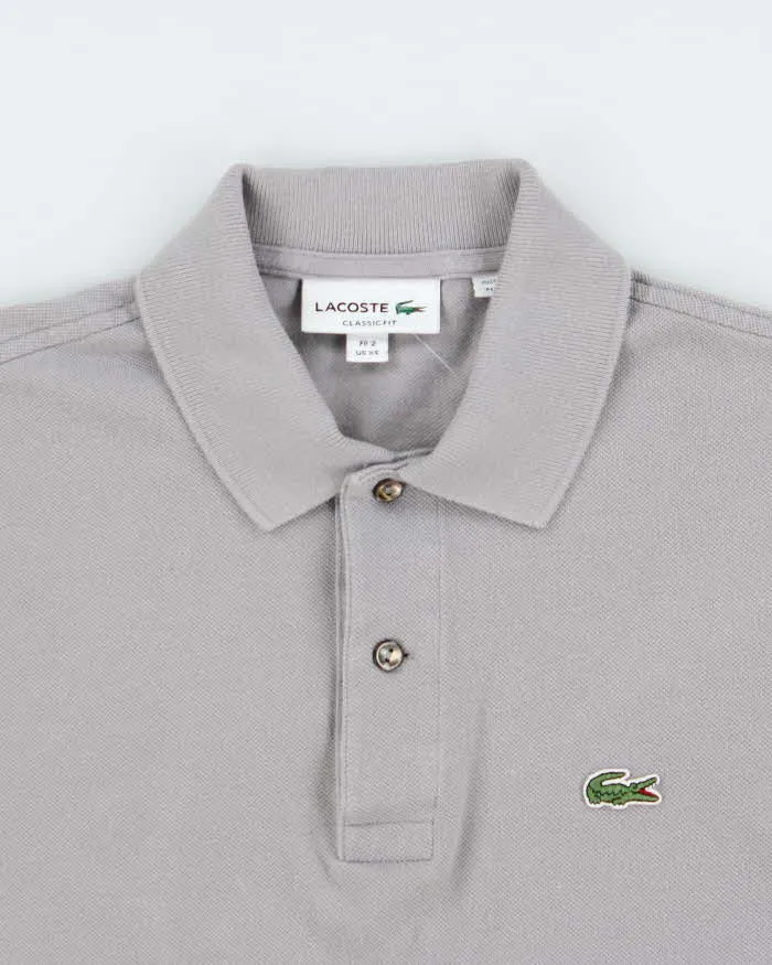 Vintage Lacoste Moon Grey Classic Fit Croc Short Sleeve Polo Shirt - S sold by Rokit product image thumbnail 5