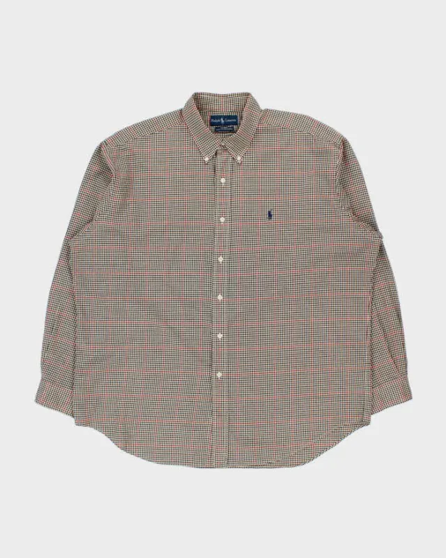 Vintage 1990s Ralph Lauren Checked Long Sleeve Shirt - XXL made by Ralph Lauren