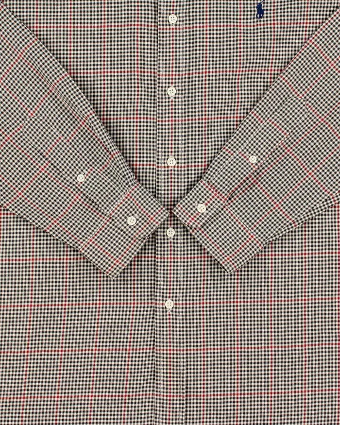 Vintage 1990s Ralph Lauren Checked Long Sleeve Shirt - XXL sold by Rokit product image thumbnail 4