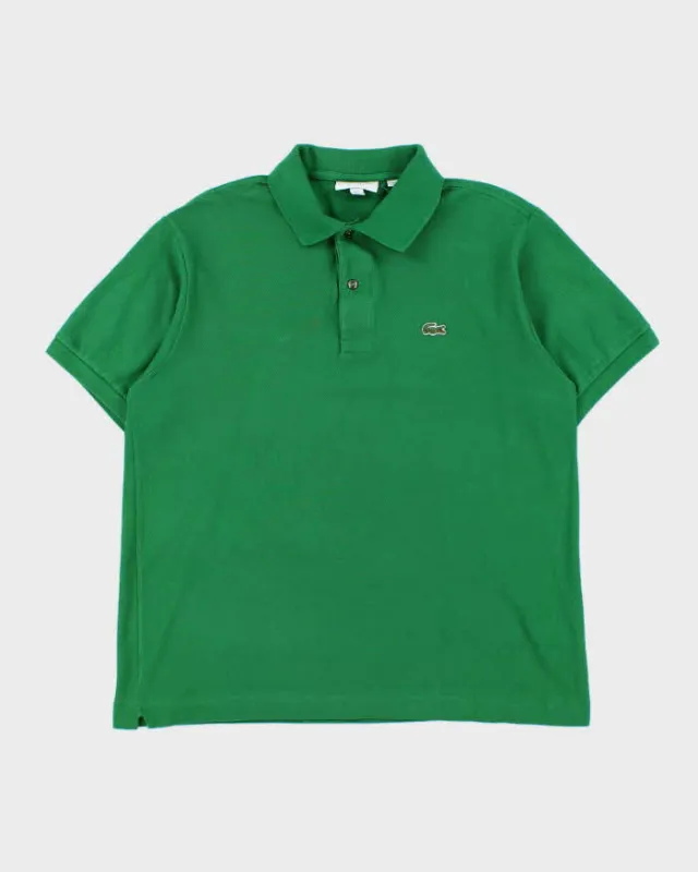 Vintage Lacoste Sea Green Classic Fit Croc Short Sleeve Polo Shirt - L made by Lacoste
