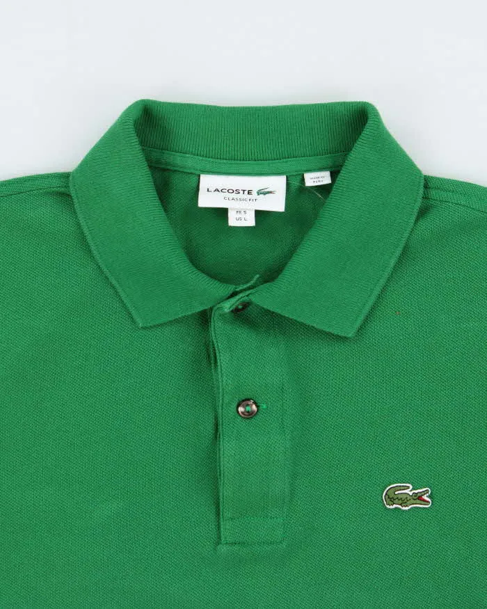 Vintage Lacoste Sea Green Classic Fit Croc Short Sleeve Polo Shirt - L sold by Rokit product image thumbnail 5