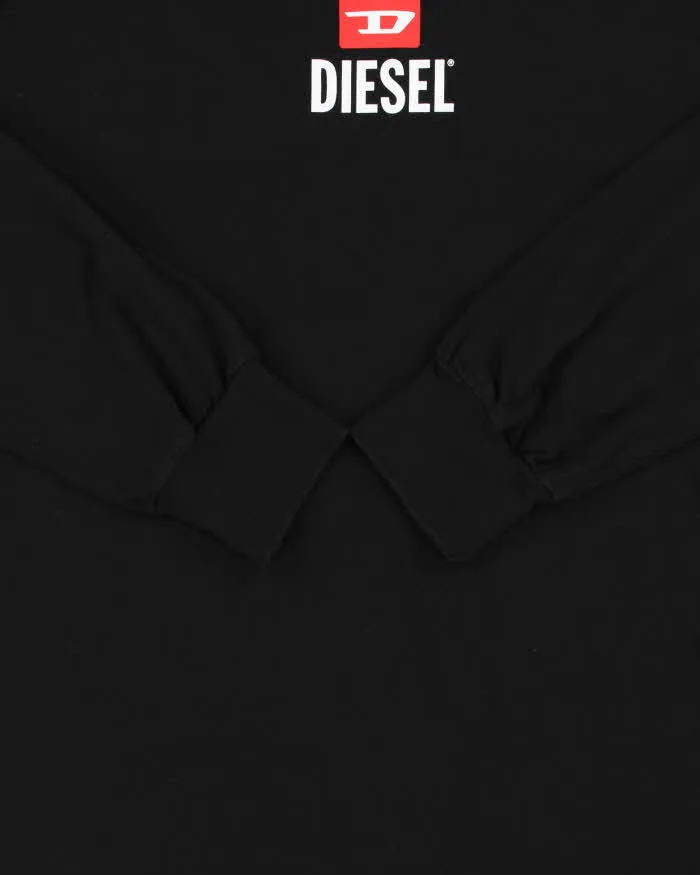 Vintage Diesel Classic Logo Slim Fit Crewneck Long Sleeve T-Shirt - M sold by Rokit product image thumbnail 4