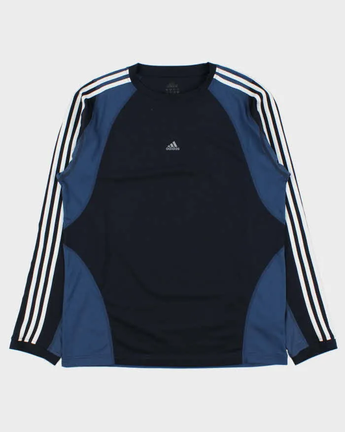 Vintage Y2K 00s Adidas Climacool 3m Centre Logo Long Sleeve Technical T-Shirt - L sold by Rokit