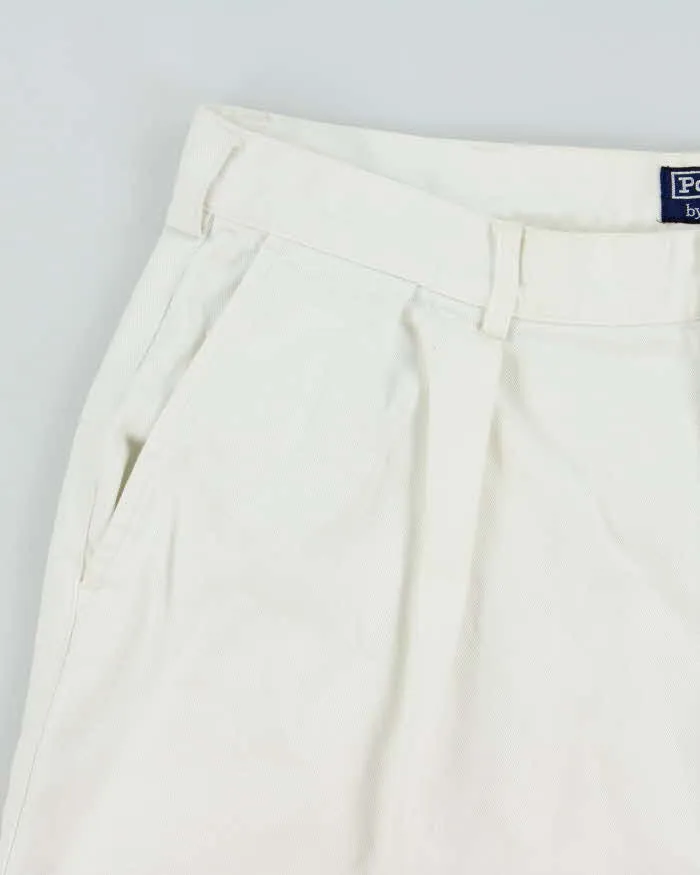 Vintage 1990s Polo Ralph Lauren Double Pleated Chino Relaxed Fit Leg Bermuda Shorts - W36 sold by Rokit product image thumbnail 3