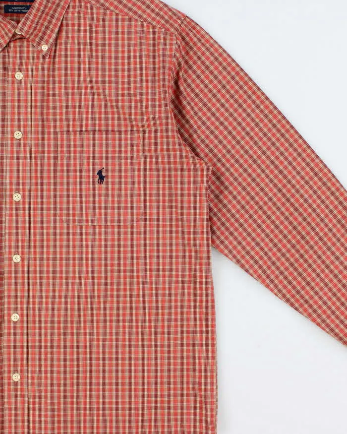 Vintage Y2K 00s Ralph Lauren Yarmouth Plaid Check Long Sleeve Pocket Shirt - L sold by Rokit product image thumbnail 3