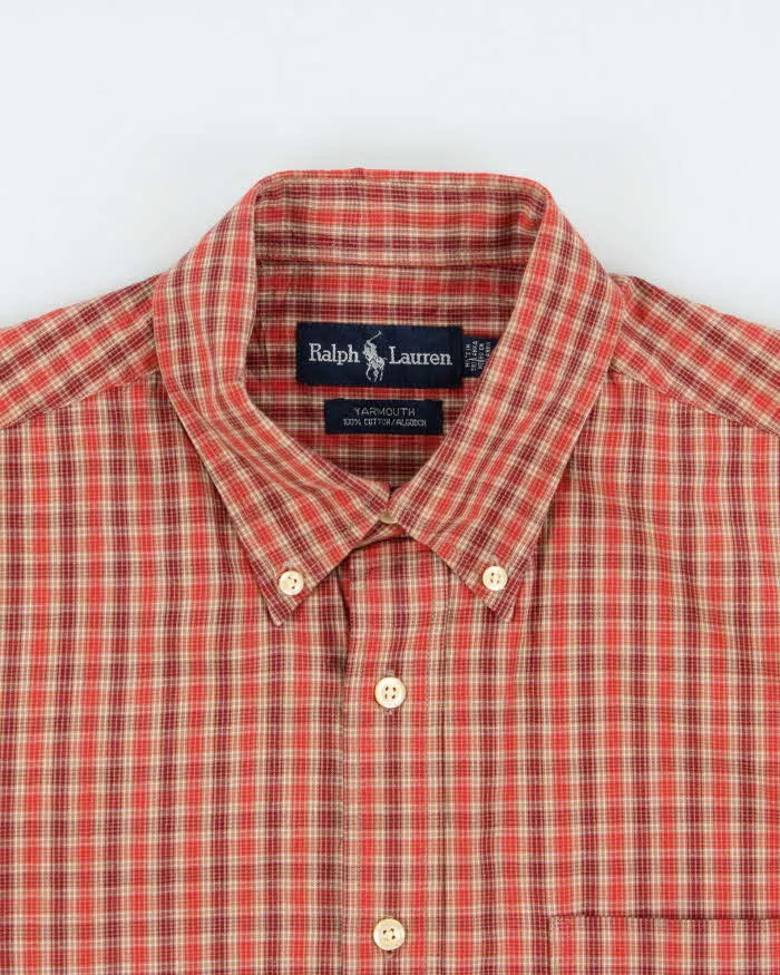 Vintage Y2K 00s Ralph Lauren Yarmouth Plaid Check Long Sleeve Pocket Shirt - L sold by Rokit product image thumbnail 5