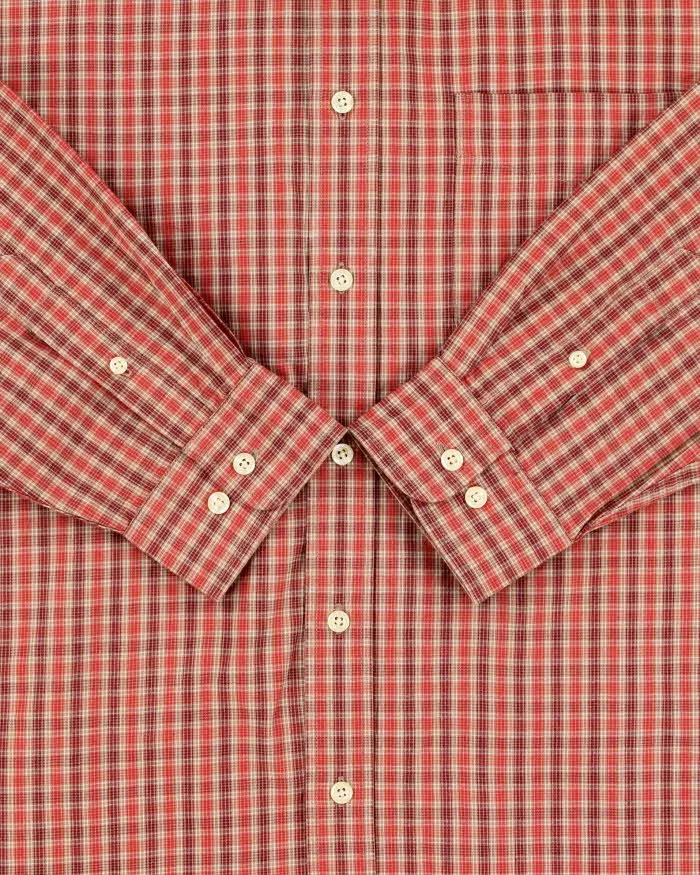 Vintage Y2K 00s Ralph Lauren Yarmouth Plaid Check Long Sleeve Pocket Shirt - L sold by Rokit product image thumbnail 4