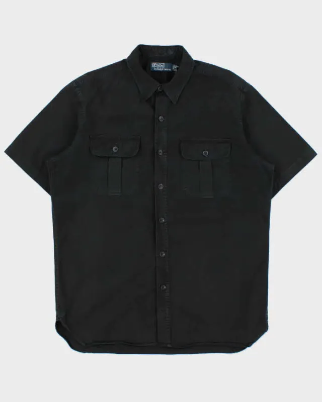 Vintage 1990s Polo Ralph Lauren Plain Pocket Short Sleeve Shirt - M made by Ralph Lauren