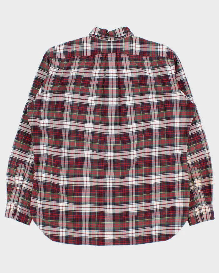 Vintage 1990s Ralph Lauren Classic Tartan Plaid Long Sleeve Pocket Shirt - L sold by Rokit product image thumbnail 2