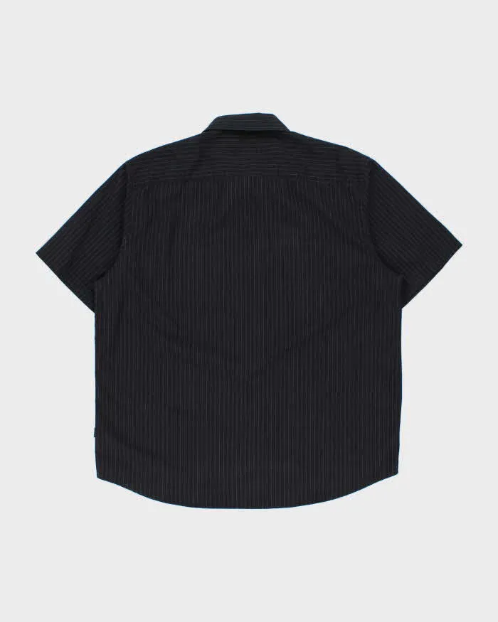 Vintage 1990s Calvin Klein Striped Pocket Short Sleeve Shirt - XL sold by Rokit product image thumbnail 2
