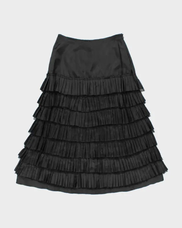 Vintage 1990s April Cornell Tired Pleated Skirt - M made by Rokit