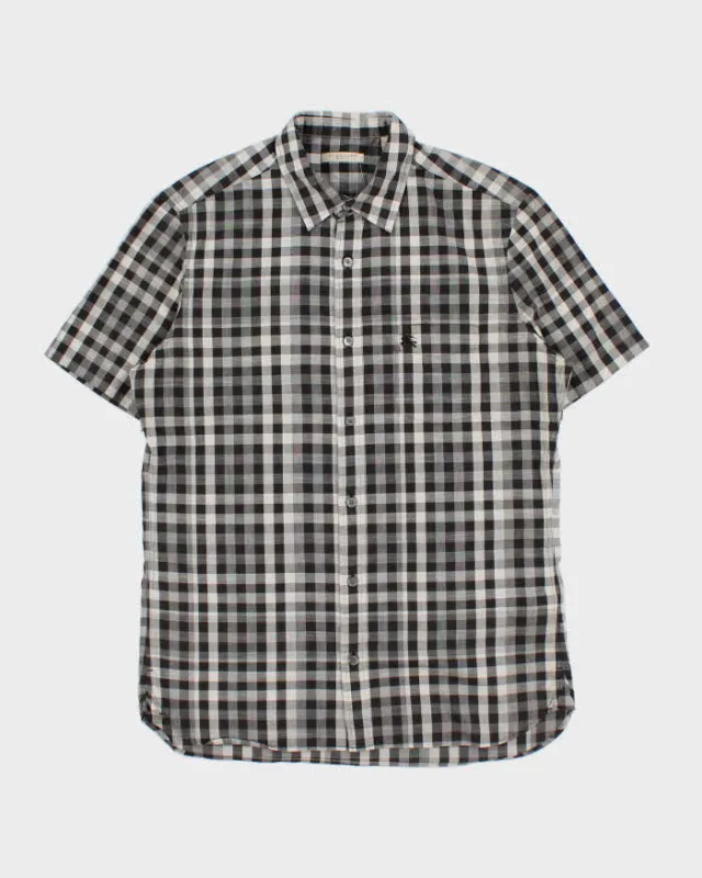 Vintage Burberry Brit Gingham Check Lightweight Short Sleeve Shirt - M made by Burberry