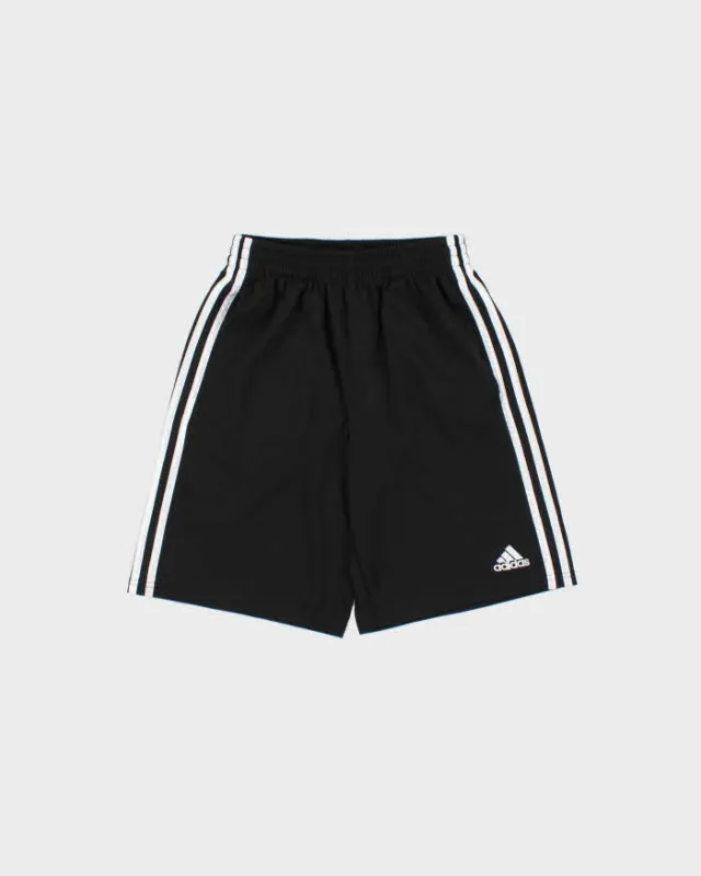 Vintage Adidas Silver 3-Stripe Relaxed Fit Pocket Sport Shorts - S made by Adidas