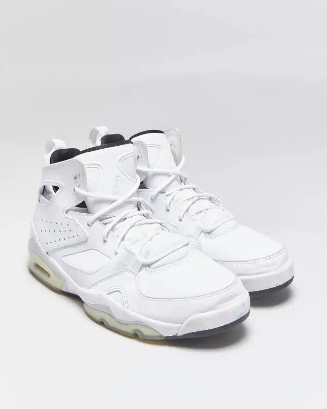 2021 Nike Air Jordan Flight Club '91 White/Metallic Silver High Top Trainers - UK9.5 made by Jordan