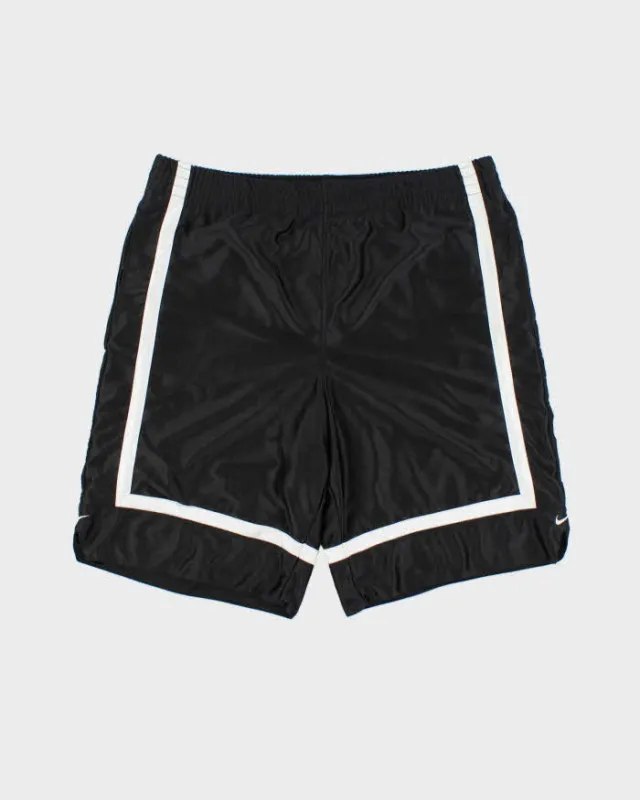Vintage Y2K 00s Nike Satin Embroidered Relaxed Fit Basketball Shorts - M made by Nike