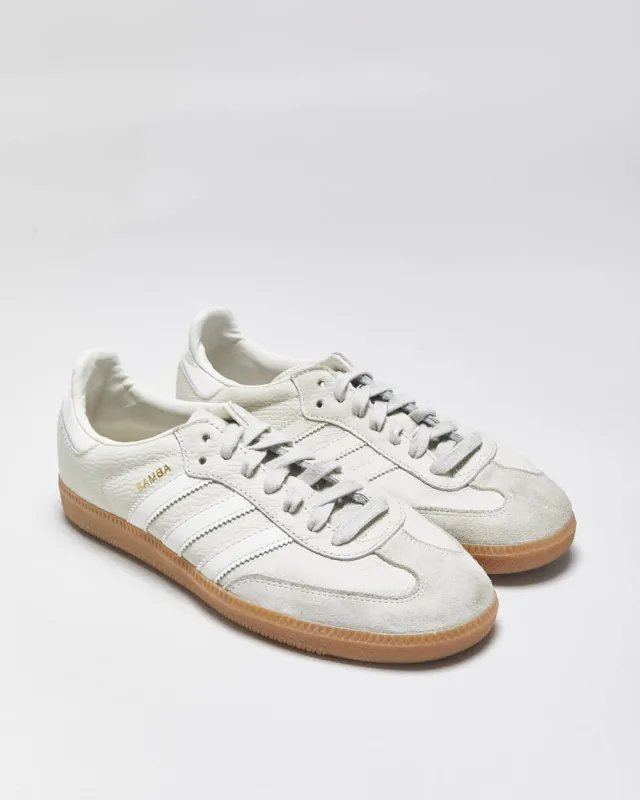 2023 Adidas Samba OG 'Aluminium Beige/Gum' Trainers - UK7.5 made by Adidas