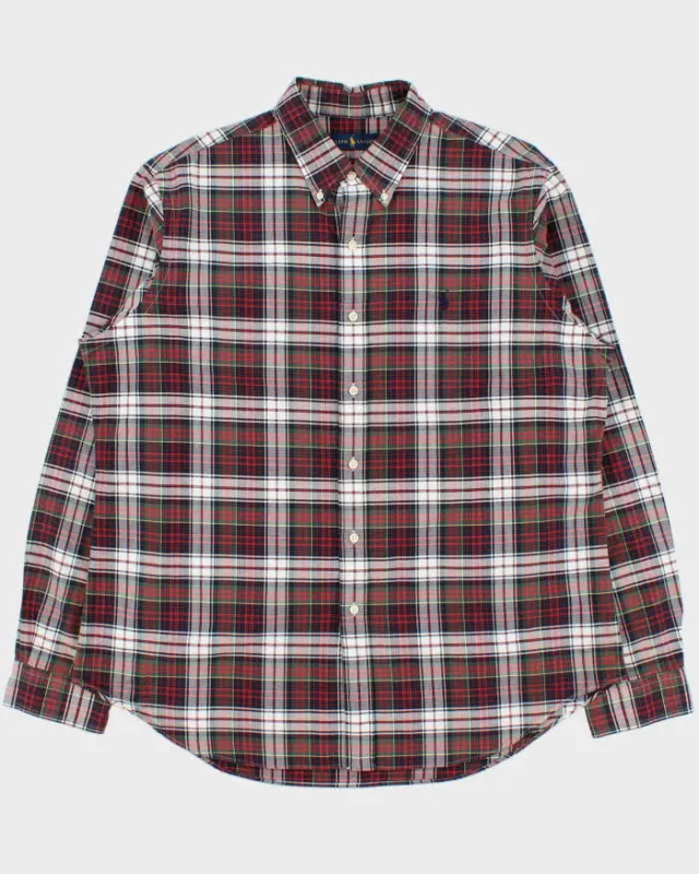 Vintage Ralph Lauren Tartan Plaid Classic Long Sleeve Shirt - XL made by Ralph Lauren