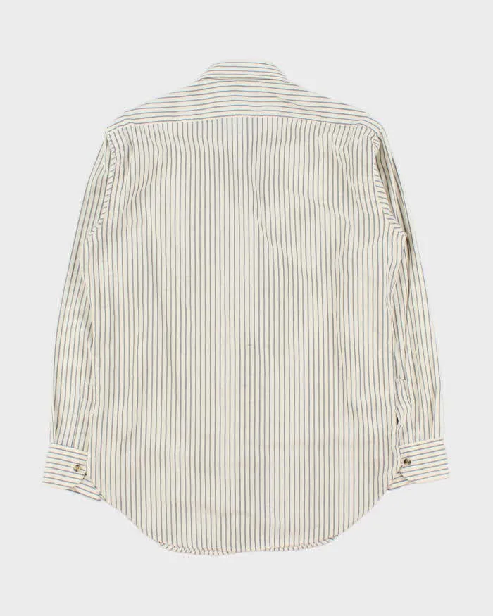 Vintage 1990s Christian Dior Striped Long Sleeve Shirt - L sold by Rokit product image thumbnail 2