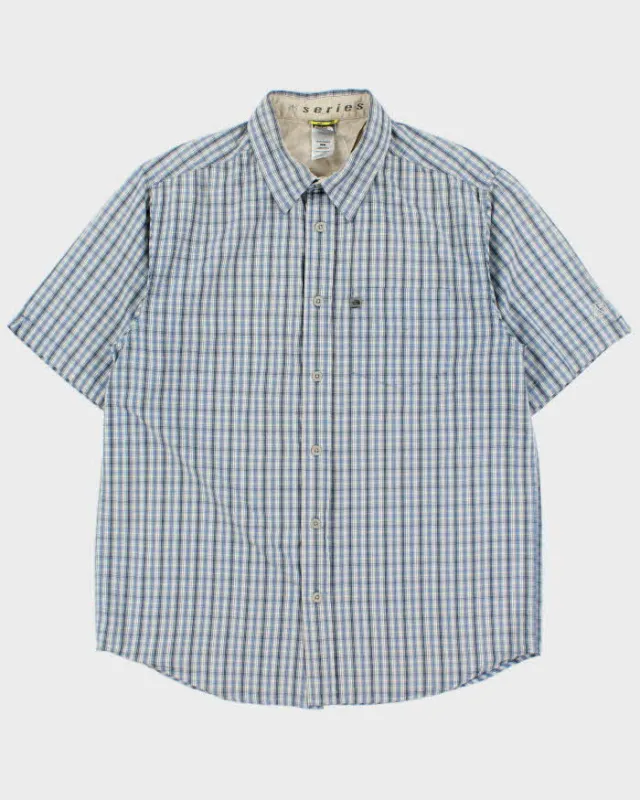 Vintage Y2K 00s The North Face A5 Series Plaid Short Sleeve Shirt - M made by The North Face