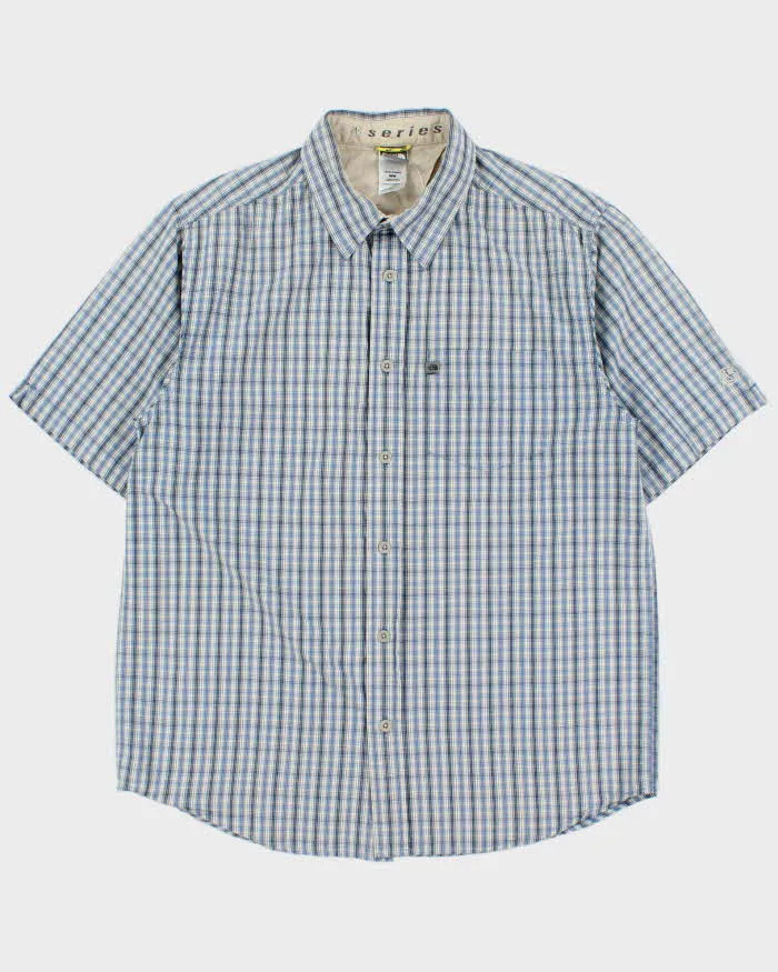 Vintage Y2K 00s The North Face A5 Series Plaid Short Sleeve Shirt - M sold by Rokit