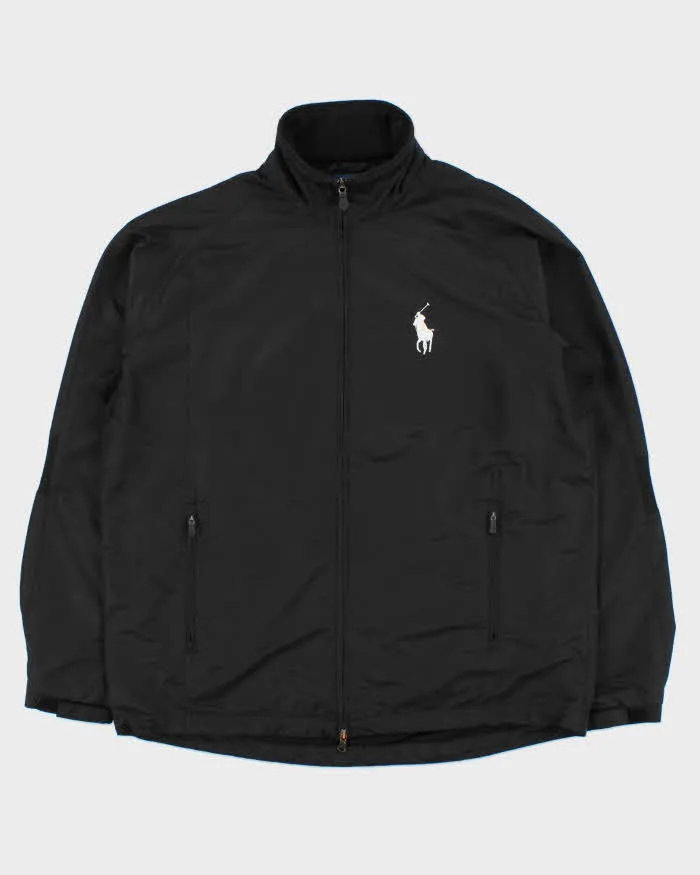 Vintage Y2K 00s Polo Golf Ralph Lauren Big Pony Fleece Lined Shell Harrington Jacket - L sold by Rokit