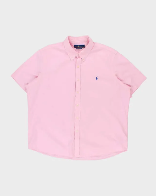 Vintage Ralph Lauren Feather Weight Twill Short Sleeve Shirt - XXL made by Ralph Lauren