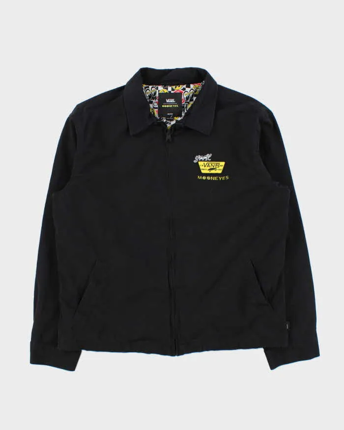2022 Vans x Mooneyes Embroidered Canvas Harrington Jacket - M sold by Rokit