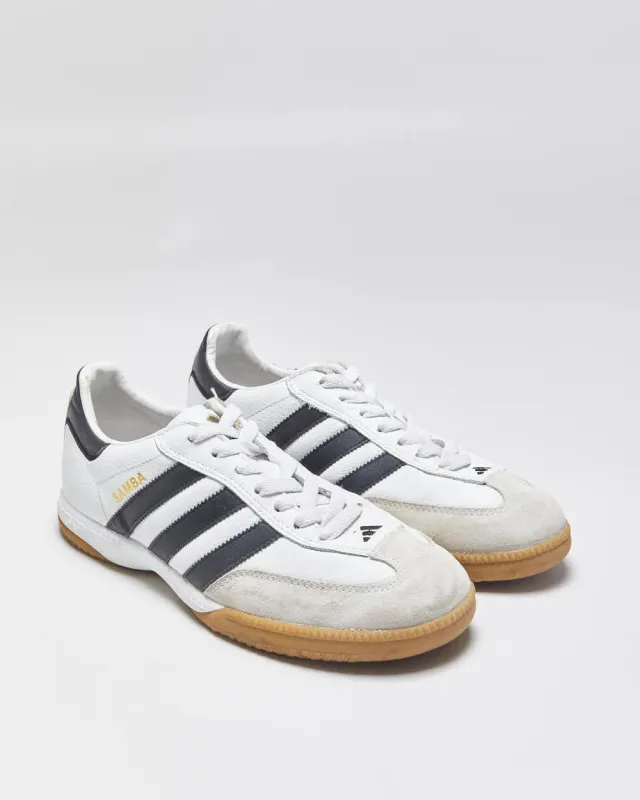 2012 Adidas Samba 'Millenium' White/Gum Indoor Football Trainers - UK7.5 made by Adidas