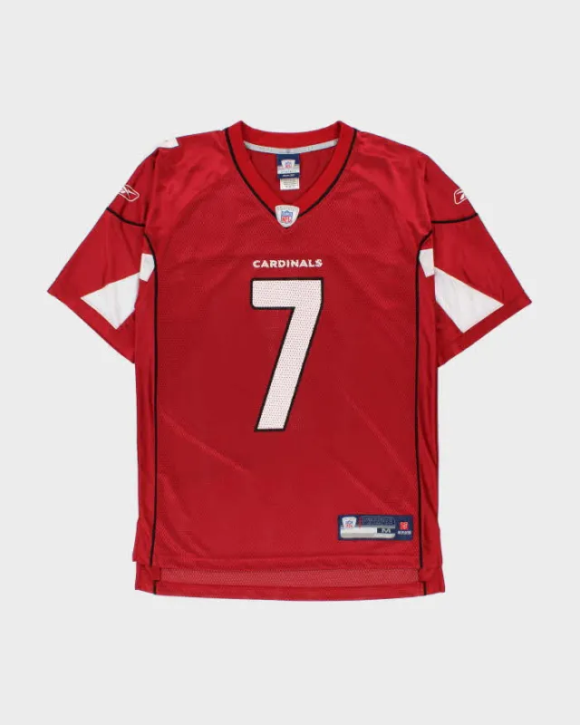 Vintage 2007-08 Reebok Arizona Cardinals Matt Leinart #7 NFL Equipment Official Home Jersey - M made by Rokit