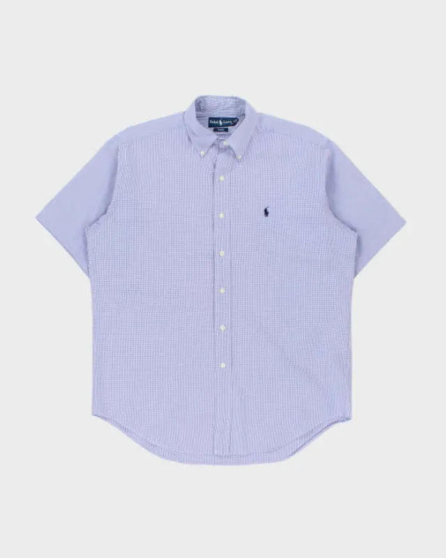 Vintage Y2K 00s Ralph Lauren Blake Gingham Short Sleeve Shirt - M made by Ralph Lauren