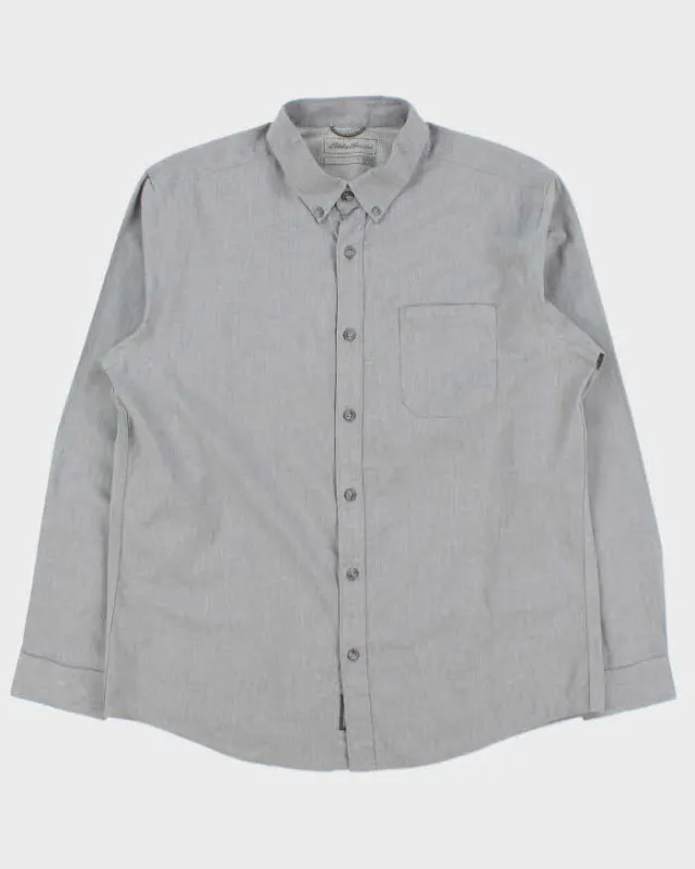 Vintage Eddie Bauer Classic Fit Long Sleeve Shirt - L made by Eddie Bauer