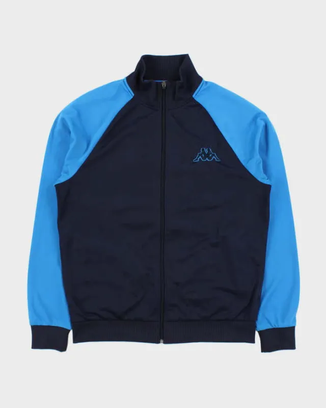 Vintage Y2K 00s Kappa Classic Two Tone Funnel Neck Track Jacket - M made by Kappa