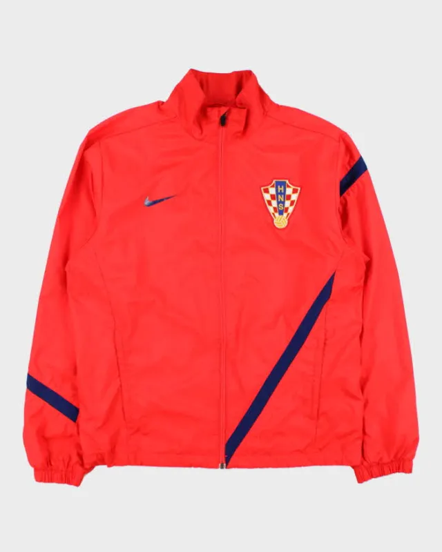 Vintage 2012 Nike Croatia National Team UEFA Euros Shell Training Jacket - M made by Nike
