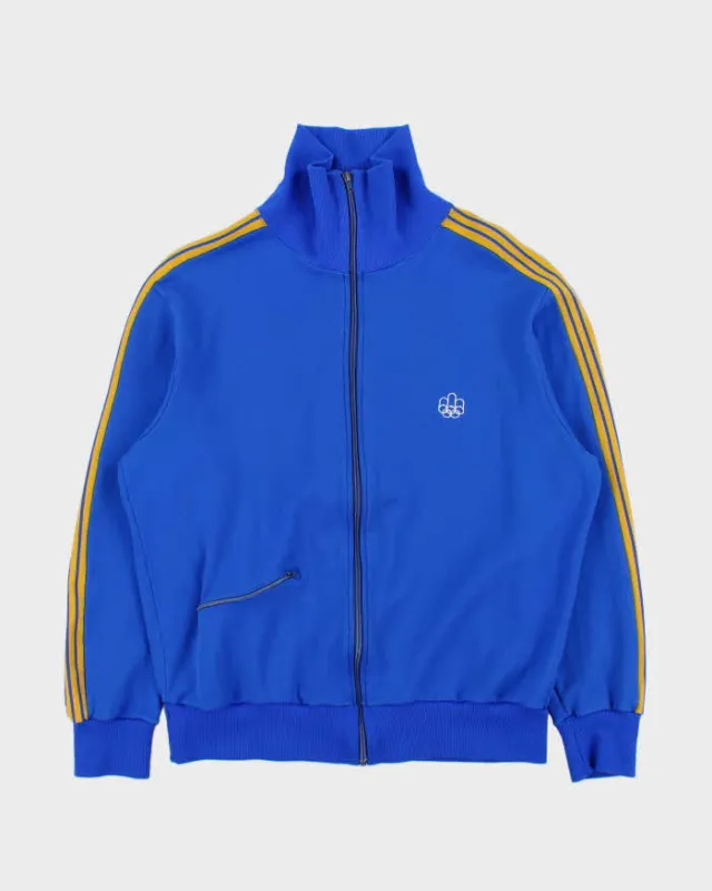 Vintage 1976 Adidas Originals Montreal Summer Olympics Funnel Neck Track Jacket - M made by Adidas