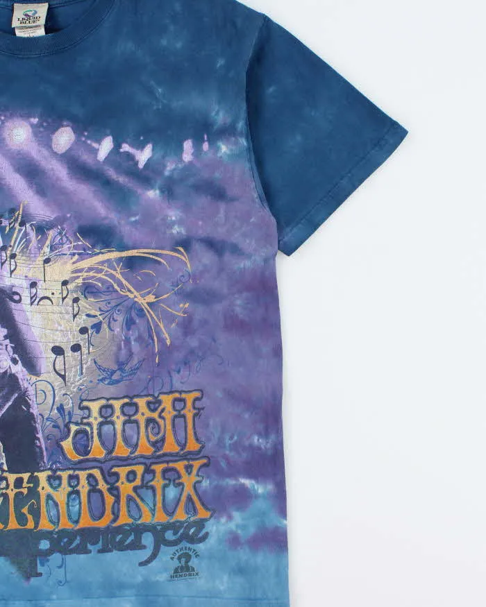 Vintage 2006 Liquid Blue Jimi Hendrix Experience Purple Haze Heavyweight Tie-Dye Crewneck T-Shirt - L sold by Rokit product image thumbnail 3