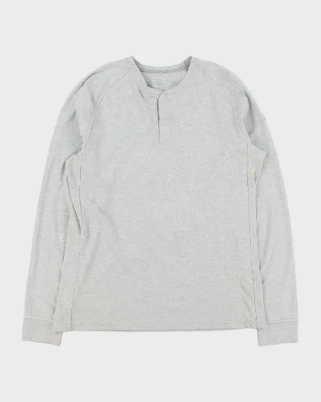 2021 Arc'teryx Sirrus Marl Grey Long Sleeve Henley T-Shirt - M made by Arc'teryx