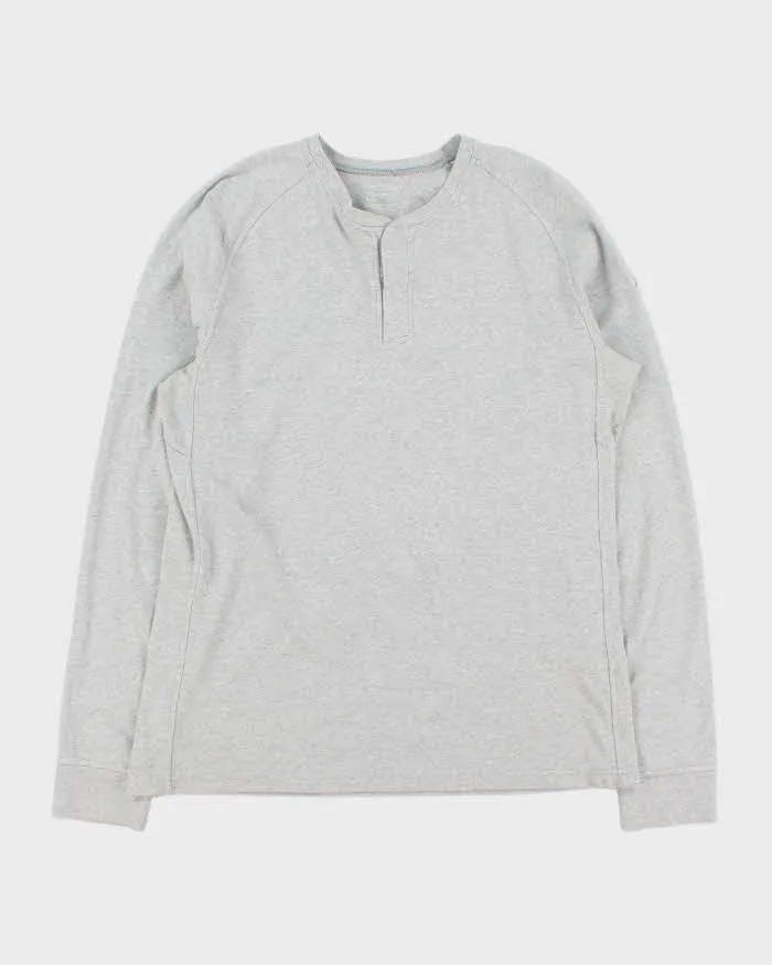 2021 Arc'teryx Sirrus Marl Grey Long Sleeve Henley T-Shirt - M sold by Rokit