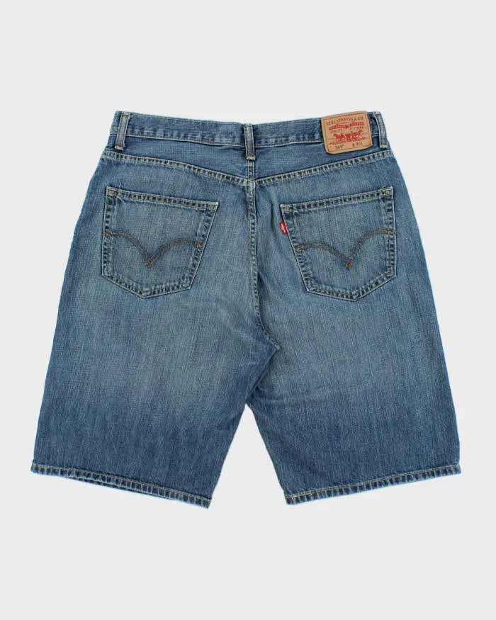Vintage Y2K 00s Levi's '569 Loose Straight' Relaxed Fit Baggy Denim Jean Shorts - W36 sold by Rokit product image thumbnail 2