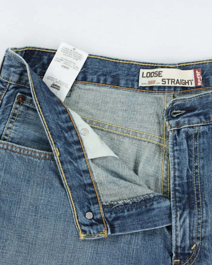 Vintage Y2K 00s Levi's '569 Loose Straight' Relaxed Fit Baggy Denim Jean Shorts - W36 sold by Rokit product image thumbnail 5