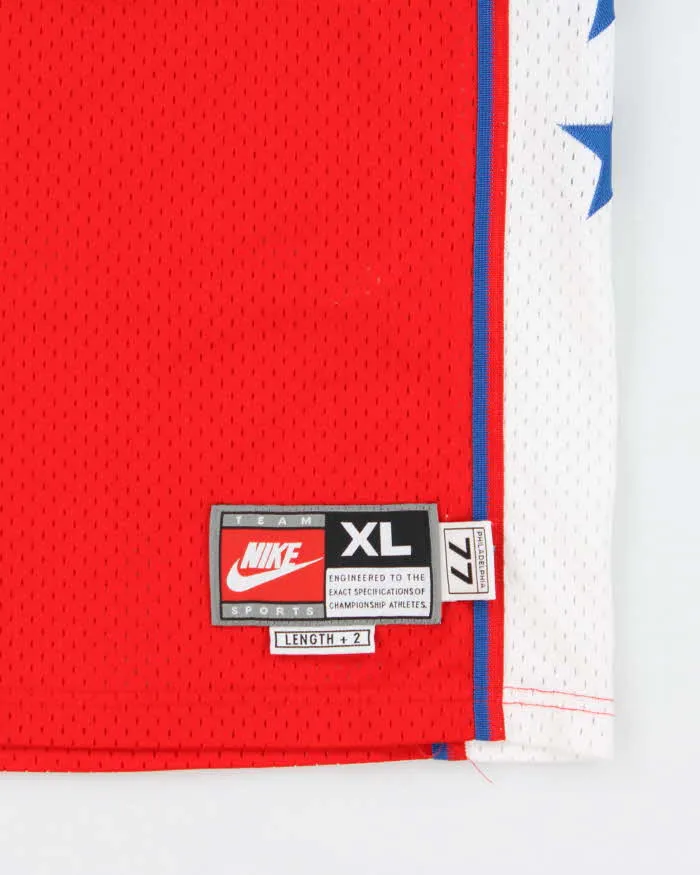 Vintage 2003 Nike Team Philadelphia 76ers Allen Iverson #3 '1976-77 Rewind Swingman +2 Jersey - XL sold by Rokit product image thumbnail 4