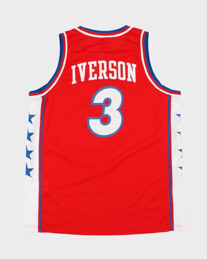 Vintage 2003 Nike Team Philadelphia 76ers Allen Iverson #3 '1976-77 Rewind Swingman +2 Jersey - XL sold by Rokit product image thumbnail 2