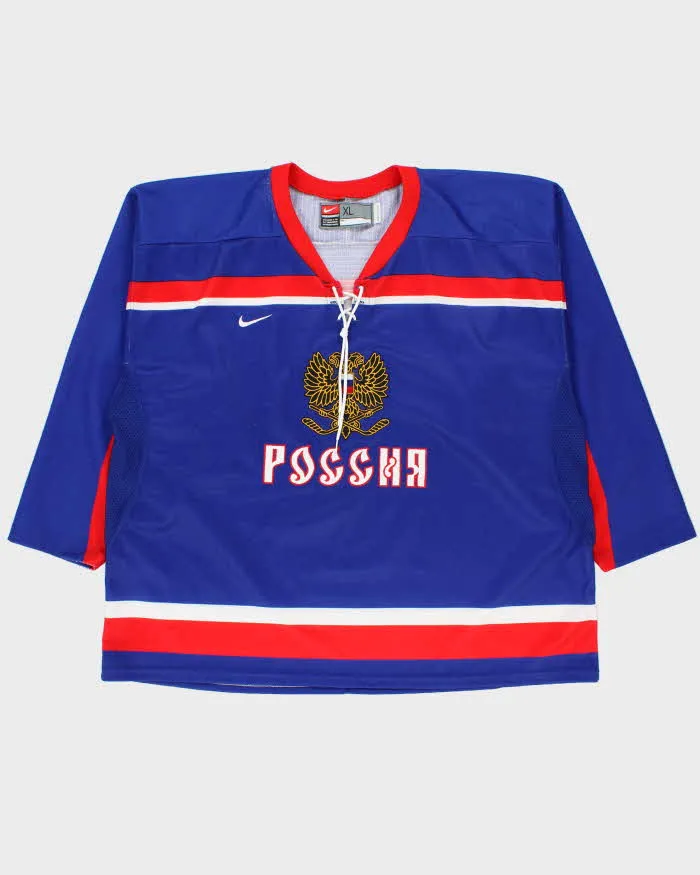 Vintage 2004 Nike Team Russia Ice Hockey World Championship Official Away Jersey - XL sold by Rokit