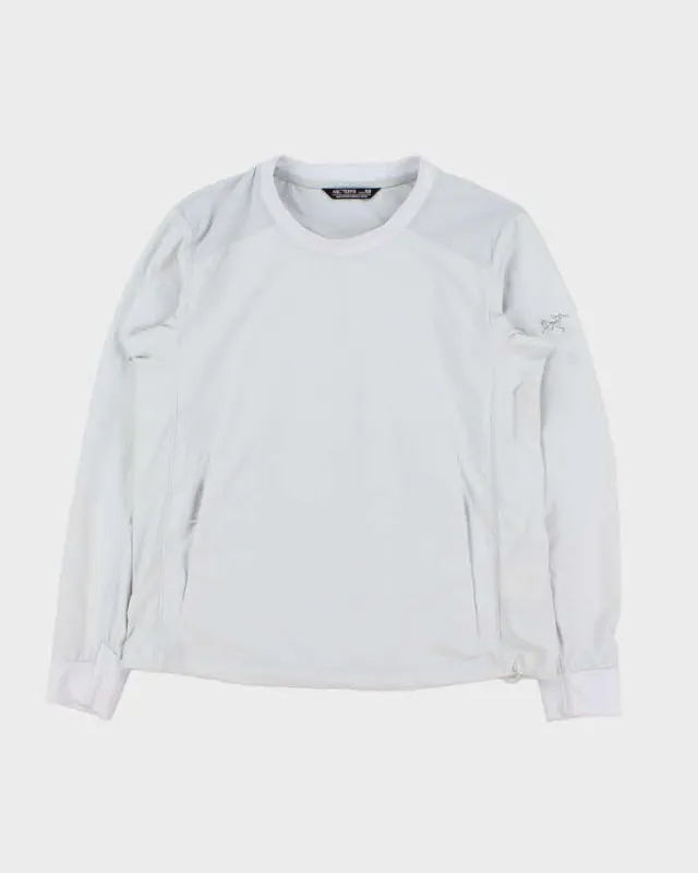 2022 Arc'teryx Women's Ice Grey 'Gamma Lightweight Crew' Pullover Windbreaker - M made by Arc'teryx