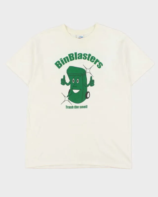 Vintage Y2K 00s BinBlasters Residential Heavyweight Gildan Ultra Crewneck T-Shirt - L made by Rokit