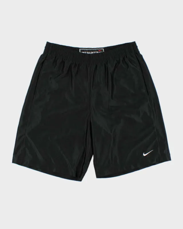 Vintage Y2K 00s Nike Heavyweight Satin Wide Leg Loose Fit Basketball Shorts - L made by Nike