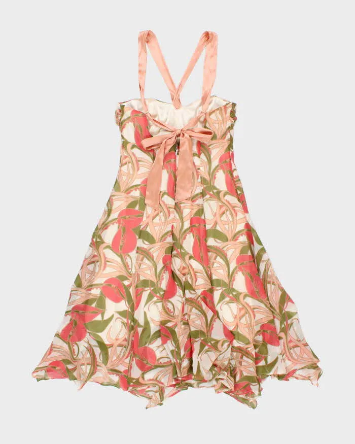 Vintage Y2k 2000s Bebe Floaty Floral Halter Dress - XL sold by Rokit product image thumbnail 2