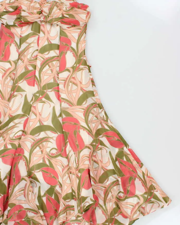 Vintage Y2k 2000s Bebe Floaty Floral Halter Dress - XL sold by Rokit product image thumbnail 3